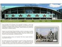 Tablet Screenshot of hostalnarvaez.com